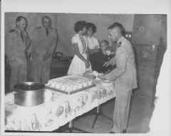 1963 JUN - Naval Radio Station Lewes DE - standup ceremony - LDP Patsy Rhodes DLP & LT WMP - June 1963.JPG (1332656 bytes)